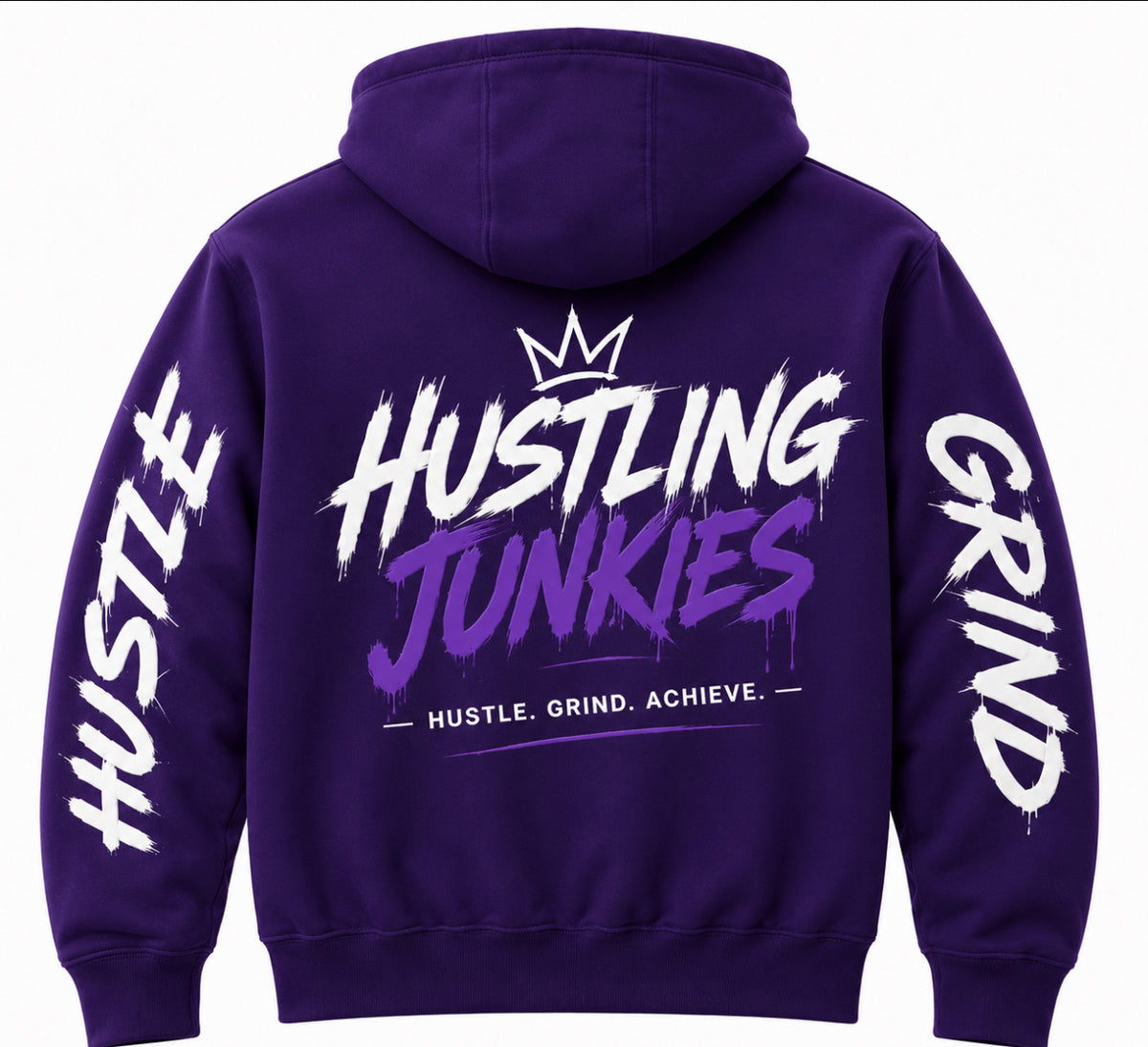 Hustling Junkies”Purple” Zipper