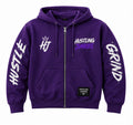 Hustling Junkies”Purple” Zipper