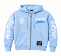 Hustling Junkies “Sky Blue”Zipper