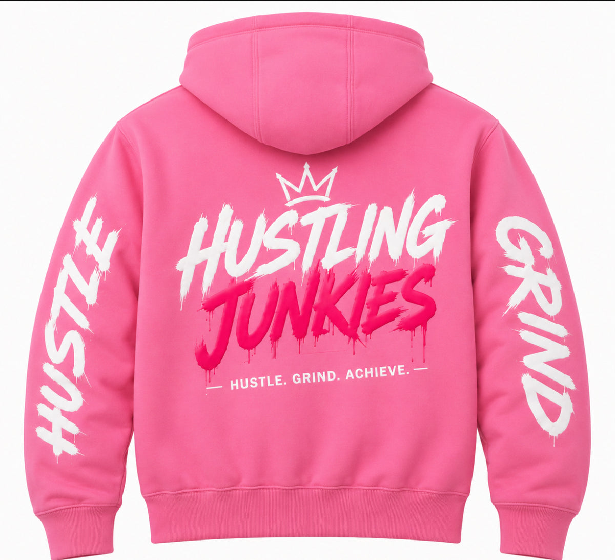 Hustling Junkies “Pink” Zipper