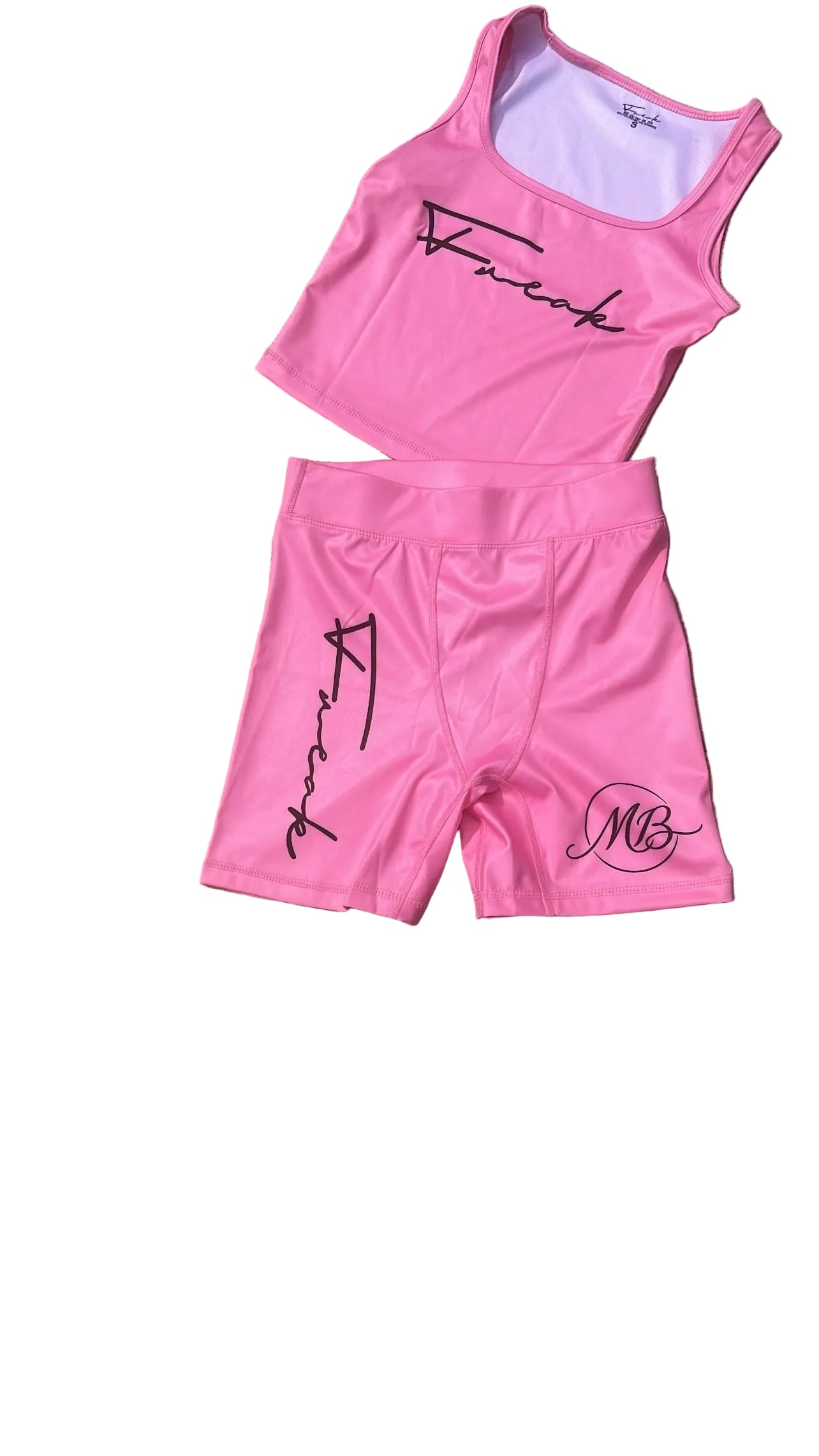 Pink 2 Piece(Spandex)